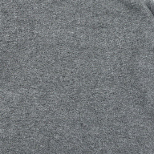 Stradivarius Womens Grey High Neck Acetate Pullover Jumper Size S