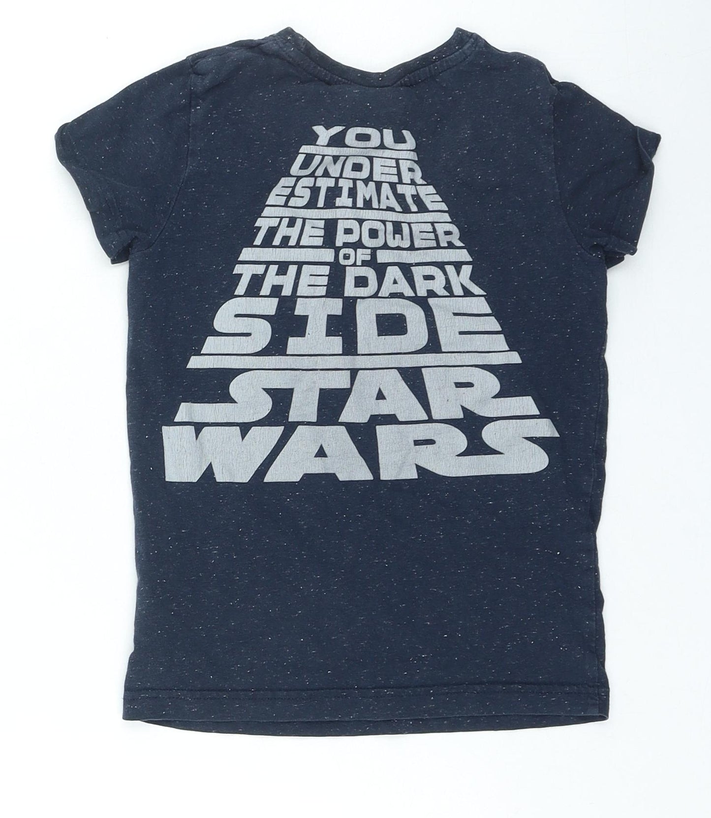 NEXT Boys Blue Cotton Basic Casual Size 5 Years Round Neck Pullover - Star Wars