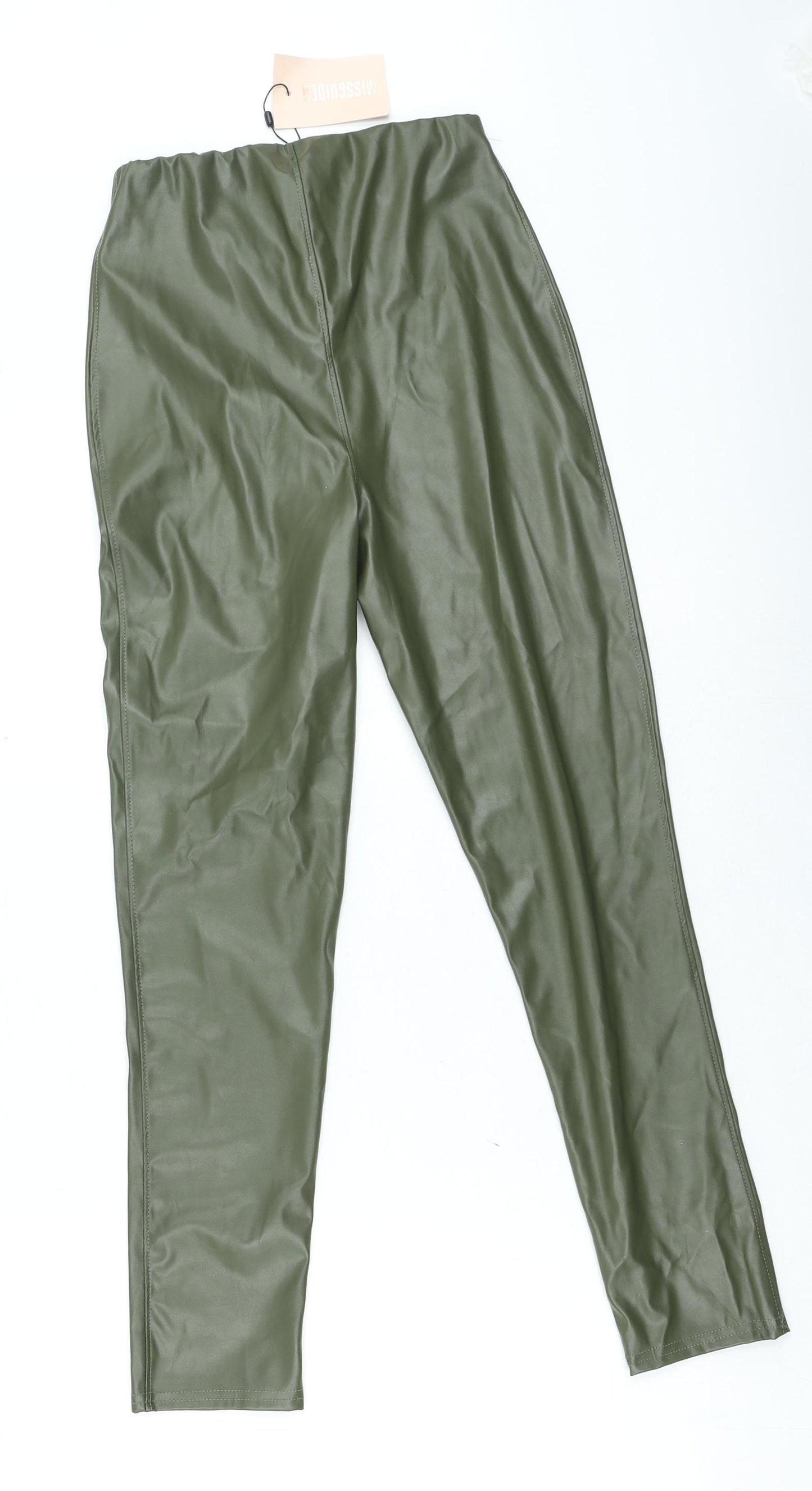 Missguided Womens Green Polyester Jegging Jeans Size 10 L27 in Regular