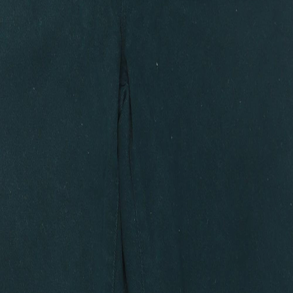 Massimo Dutti Womens Green Cotton Skinny Jeans Size 28 in L25 in Regular Zip