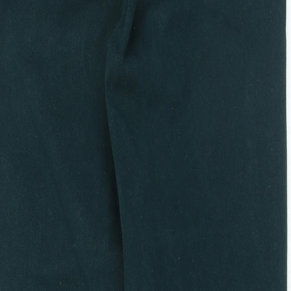 Massimo Dutti Womens Green Cotton Skinny Jeans Size 28 in L25 in Regular Zip