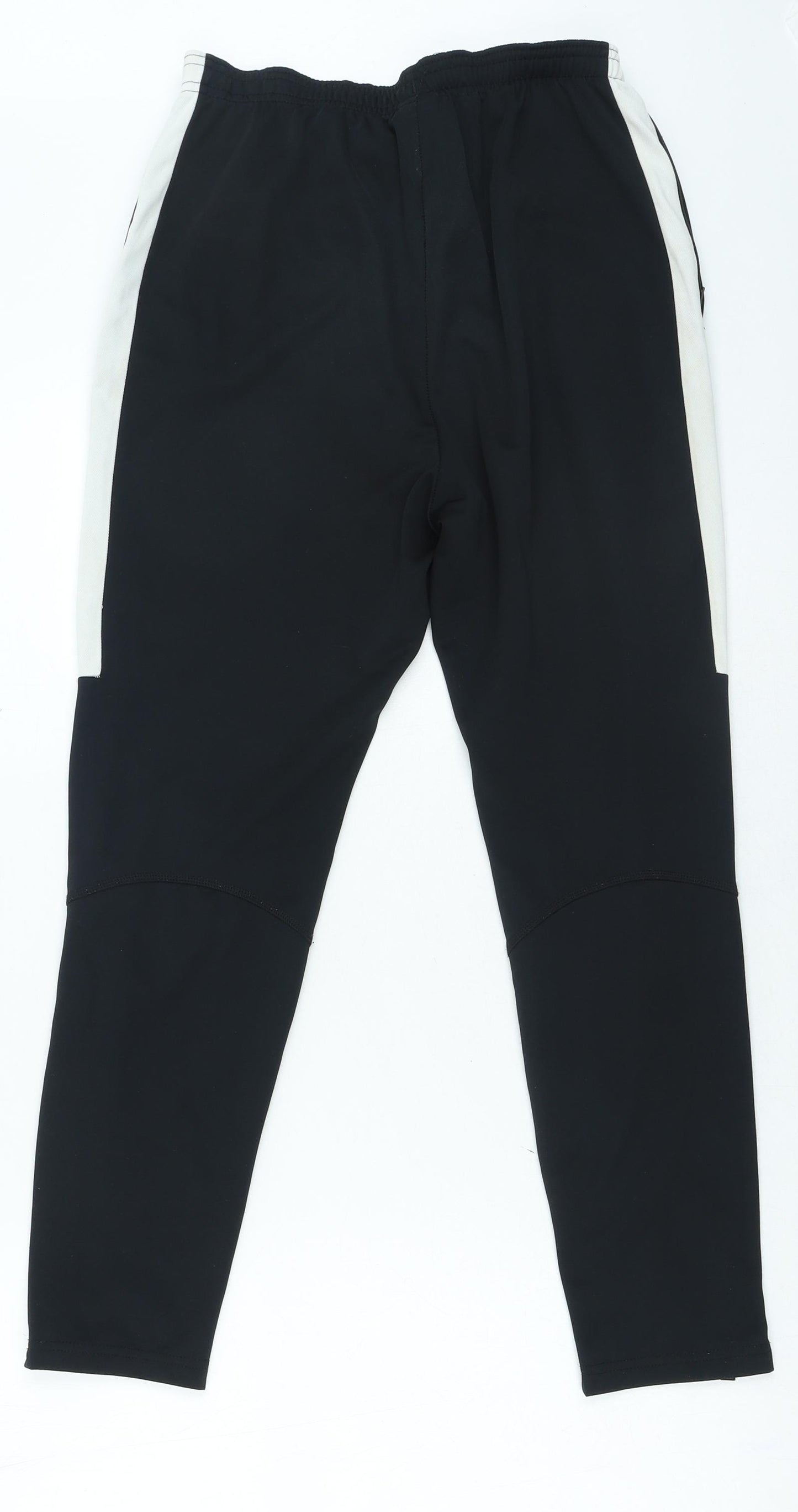Nike Mens Black Polyester Jogger Trousers Size XL L23 in Regular Drawstring