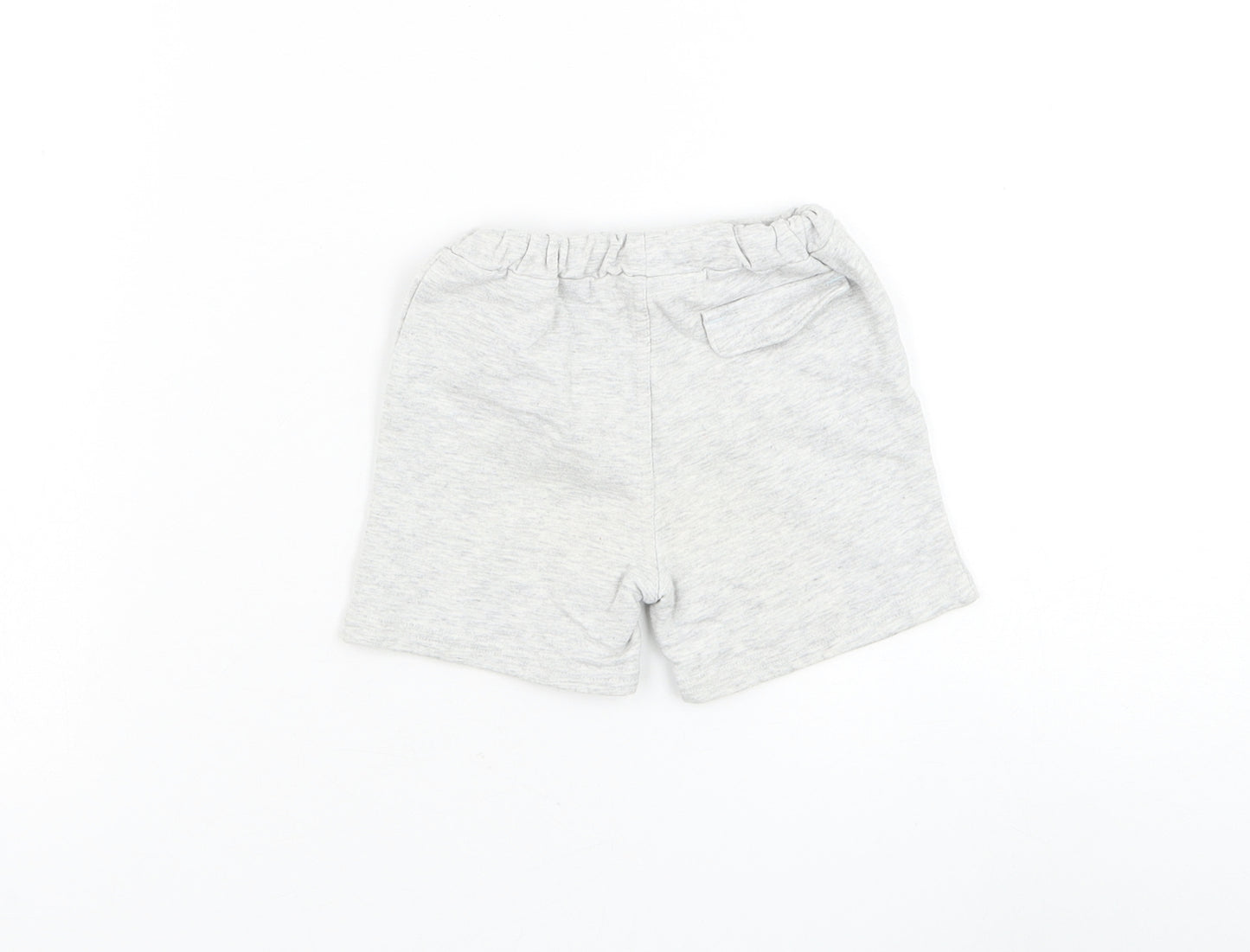 George Boys Grey Cotton Jogger Trousers Size 3-6 Months Pullover - Disney