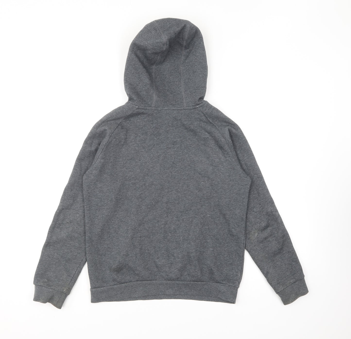 adidas Boys Grey Polyester Pullover Hoodie Size 10-11 Years Pullover