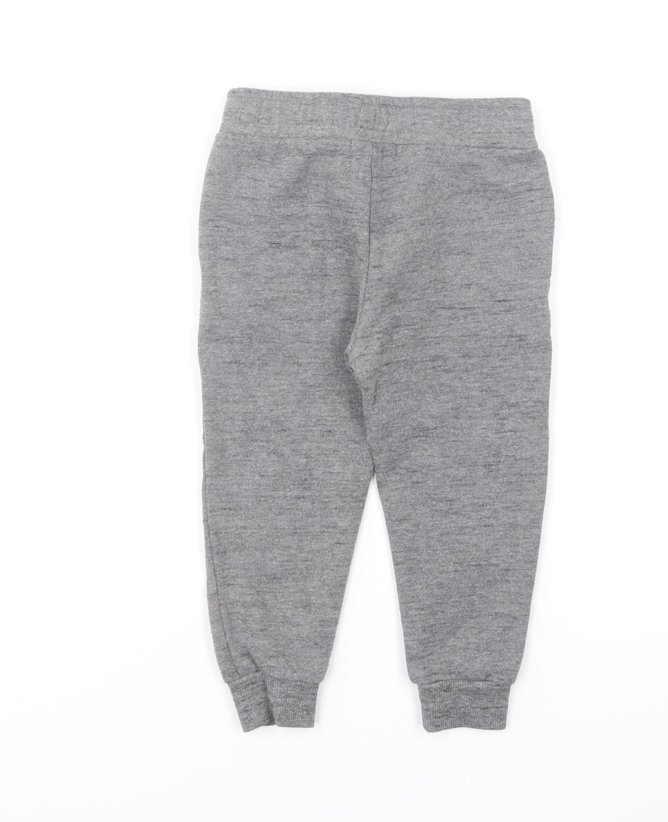 Jeff & Co Baby Grey Polyester Jogger Trousers Size 18-24 Months Drawstring