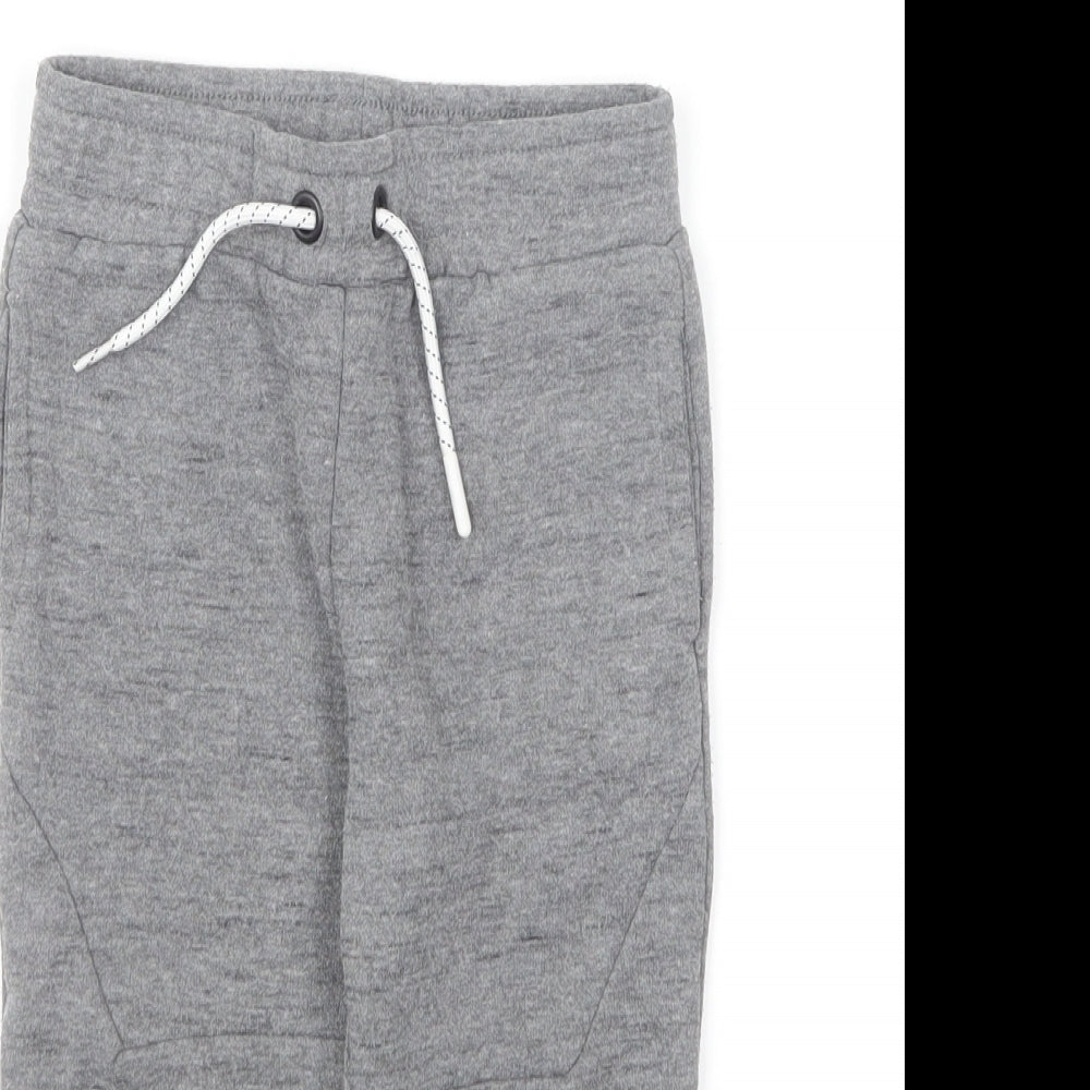 Jeff & Co Baby Grey Polyester Jogger Trousers Size 18-24 Months Drawstring