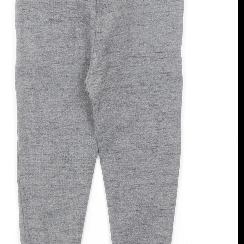 Jeff & Co Baby Grey Polyester Jogger Trousers Size 18-24 Months Drawstring