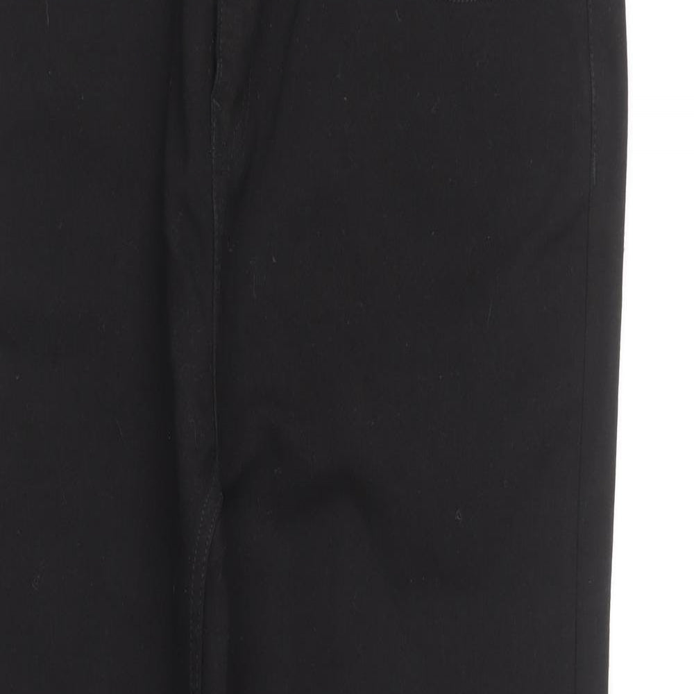 R.M. Williams Womens Black Cotton Straight Jeans Size 38 in L32 in Regular Button