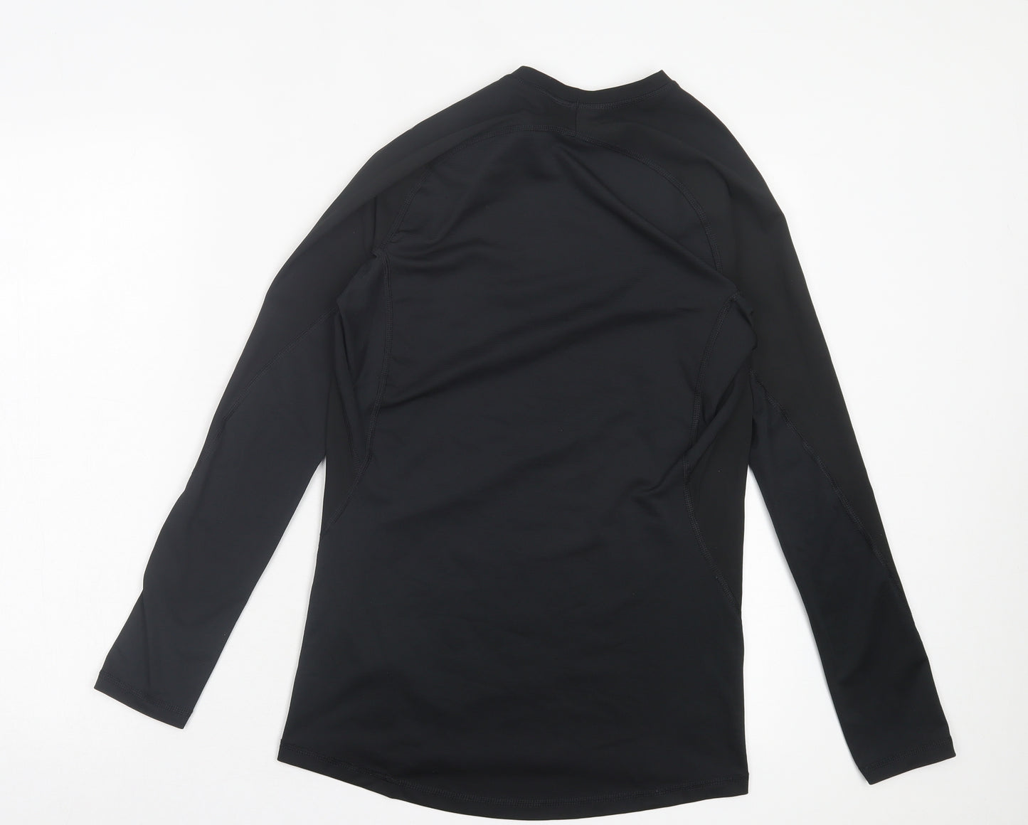 adidas Mens Black Polyester Basic Casual Size M Crew Neck Pullover - Tech-Fit