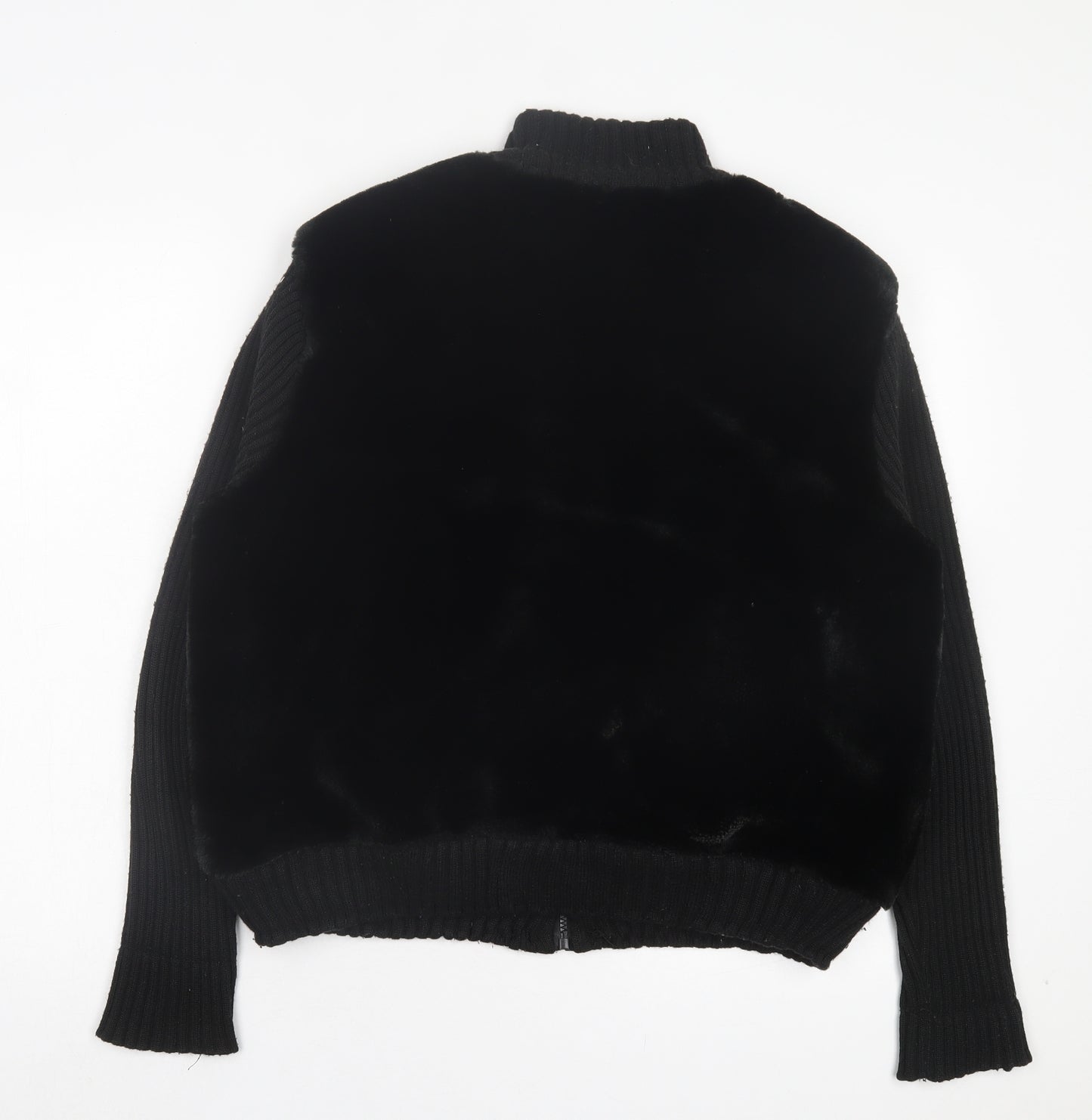 Dunnes Stores Womens Black Jacket Size 18 Zip