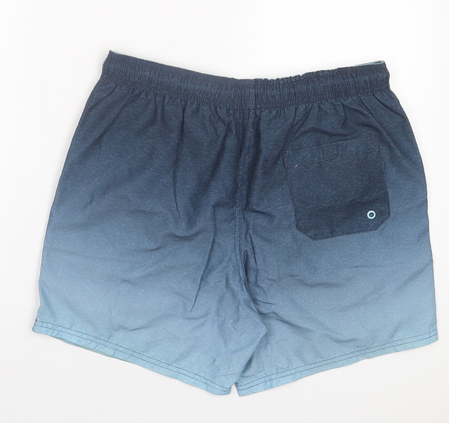 Matalan Mens Blue Polyester Sweat Shorts Size M L6 in Regular Tie