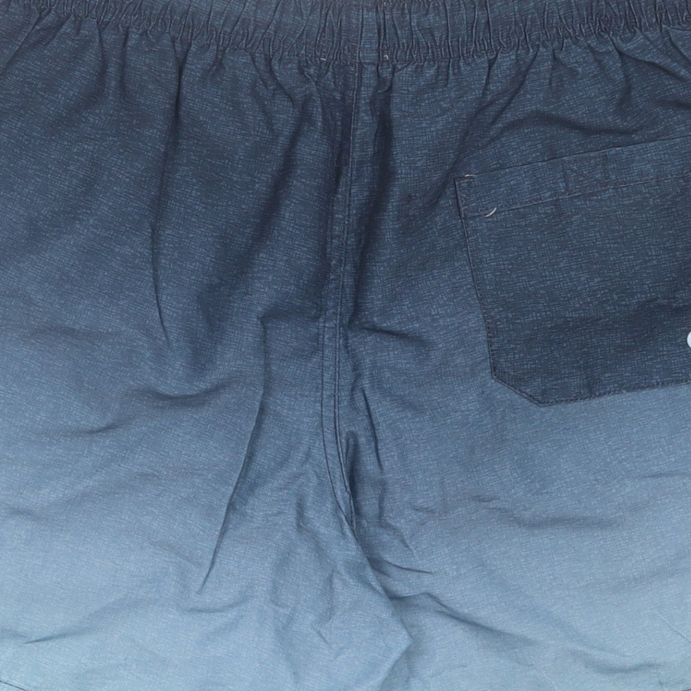 Matalan Mens Blue Polyester Sweat Shorts Size M L6 in Regular Tie