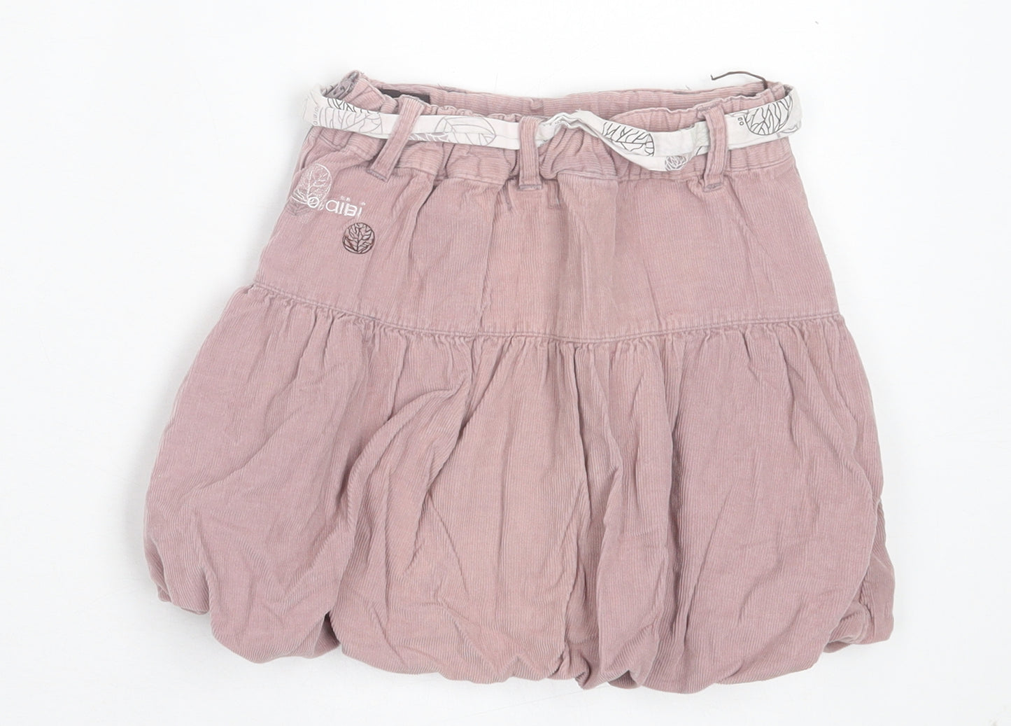 Obaibi Girls Pink Cotton A-Line Skirt Size 3 Years Regular Zip