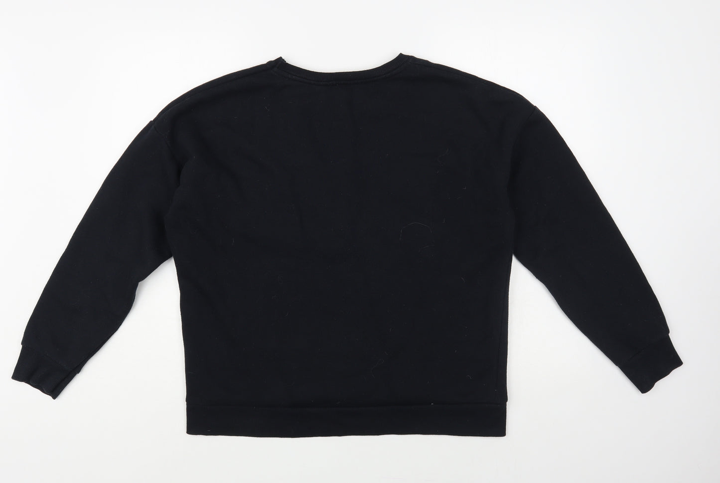 Matalan Womens Black Cotton Pullover Sweatshirt Size 12 Pullover - All You Need is Love