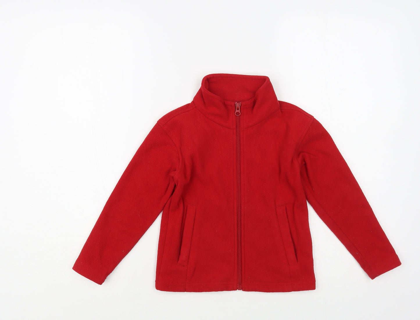 Regatta Girls Red Polyester Full Zip Sweatshirt Size 2 Years Zip