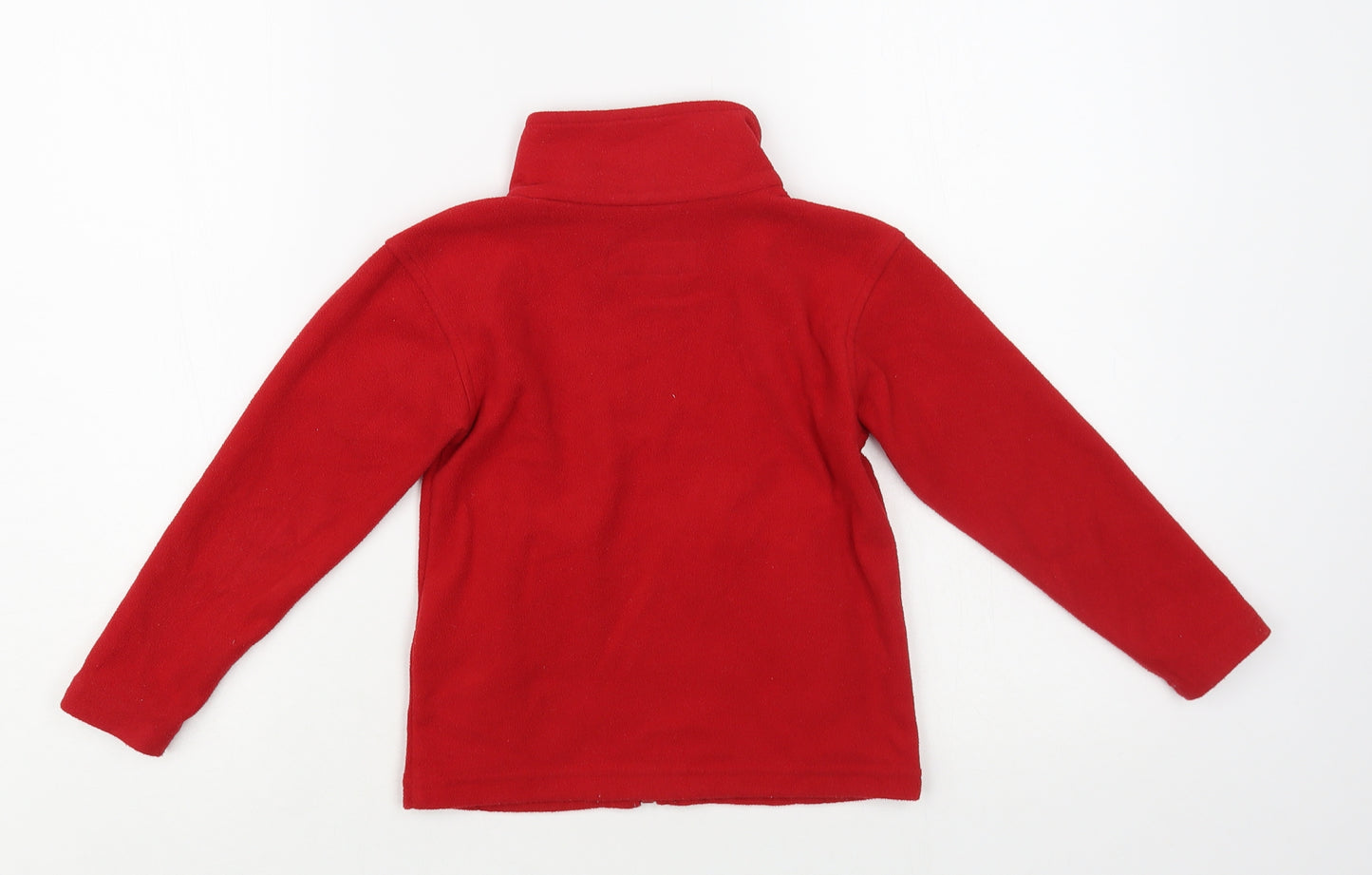 Regatta Girls Red Polyester Full Zip Sweatshirt Size 2 Years Zip