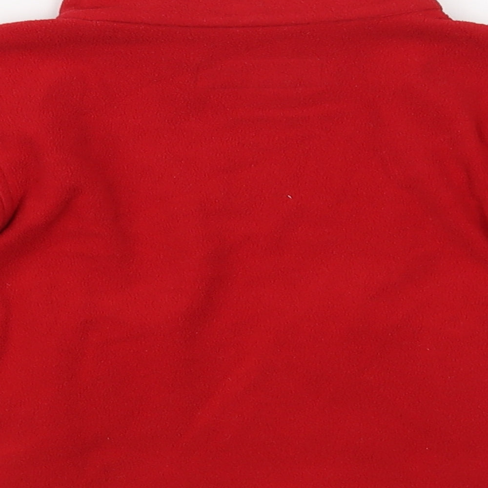 Regatta Girls Red Polyester Full Zip Sweatshirt Size 2 Years Zip
