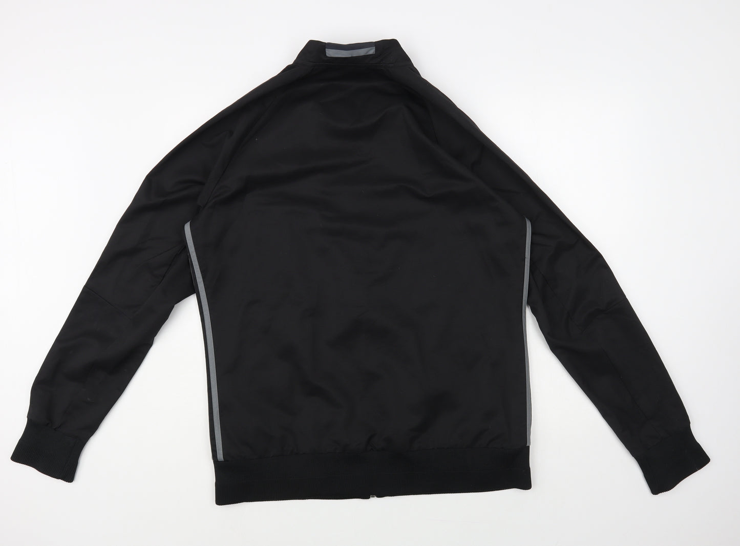 adidas Mens Black Jacket Size L Zip - Irish Football Association