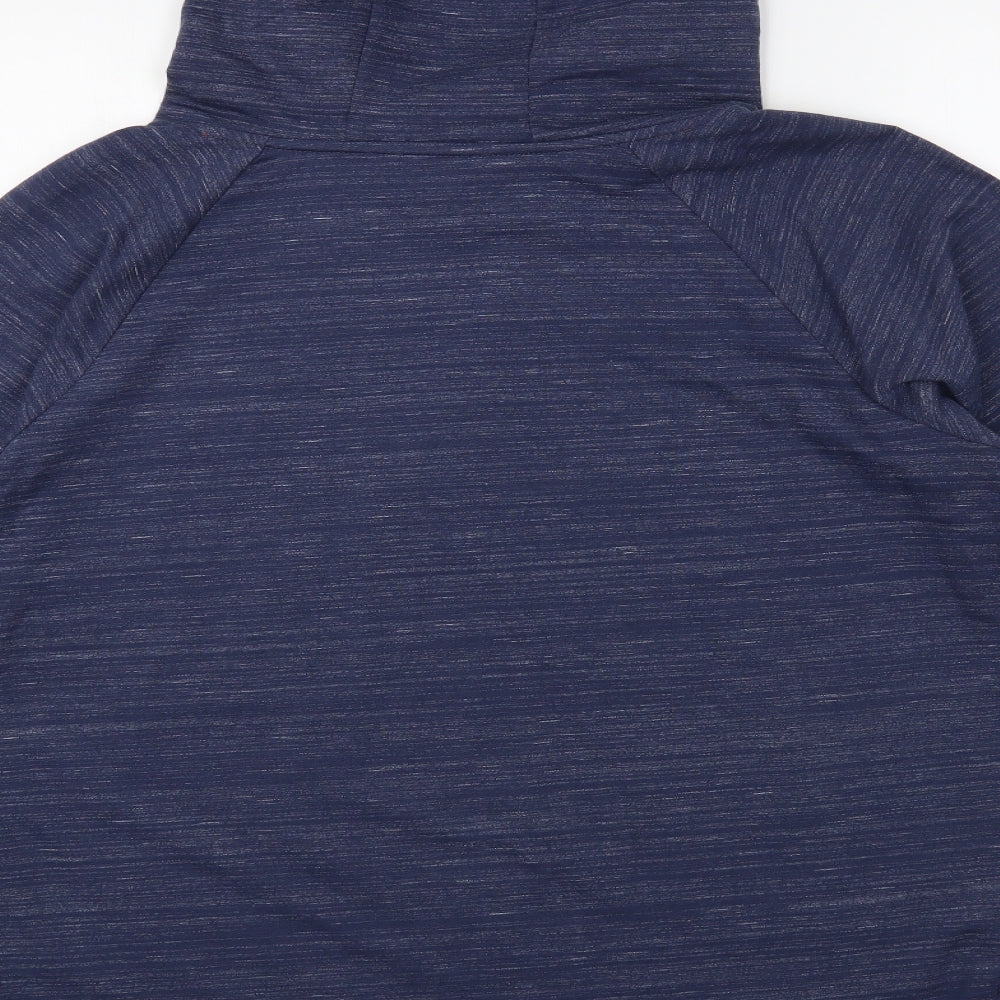 George Womens Blue Cotton Pullover Hoodie Size XL Pullover