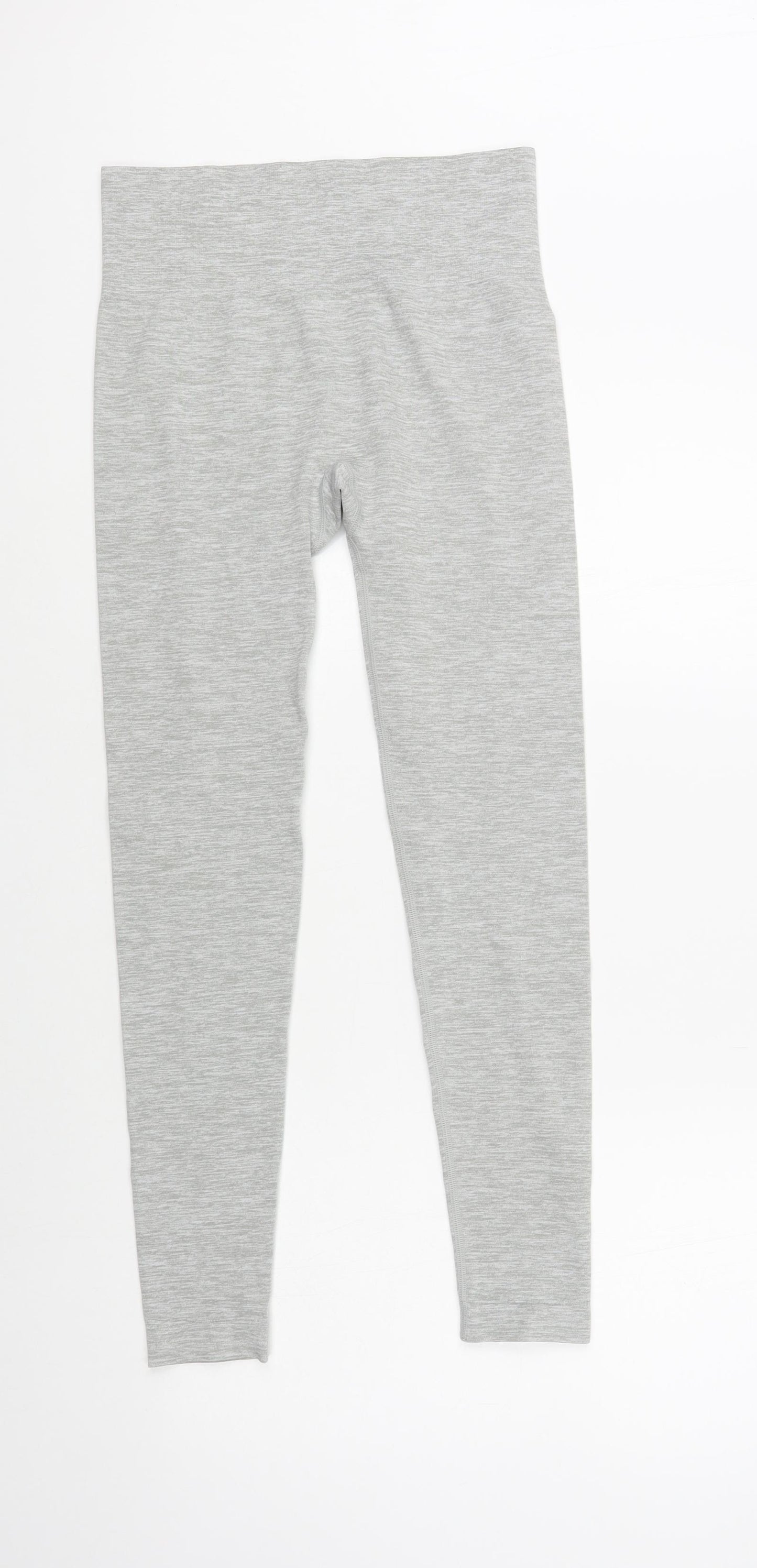 Primark Womens Grey Nylon Compression Leggings Size S L27 in Regular Pullover