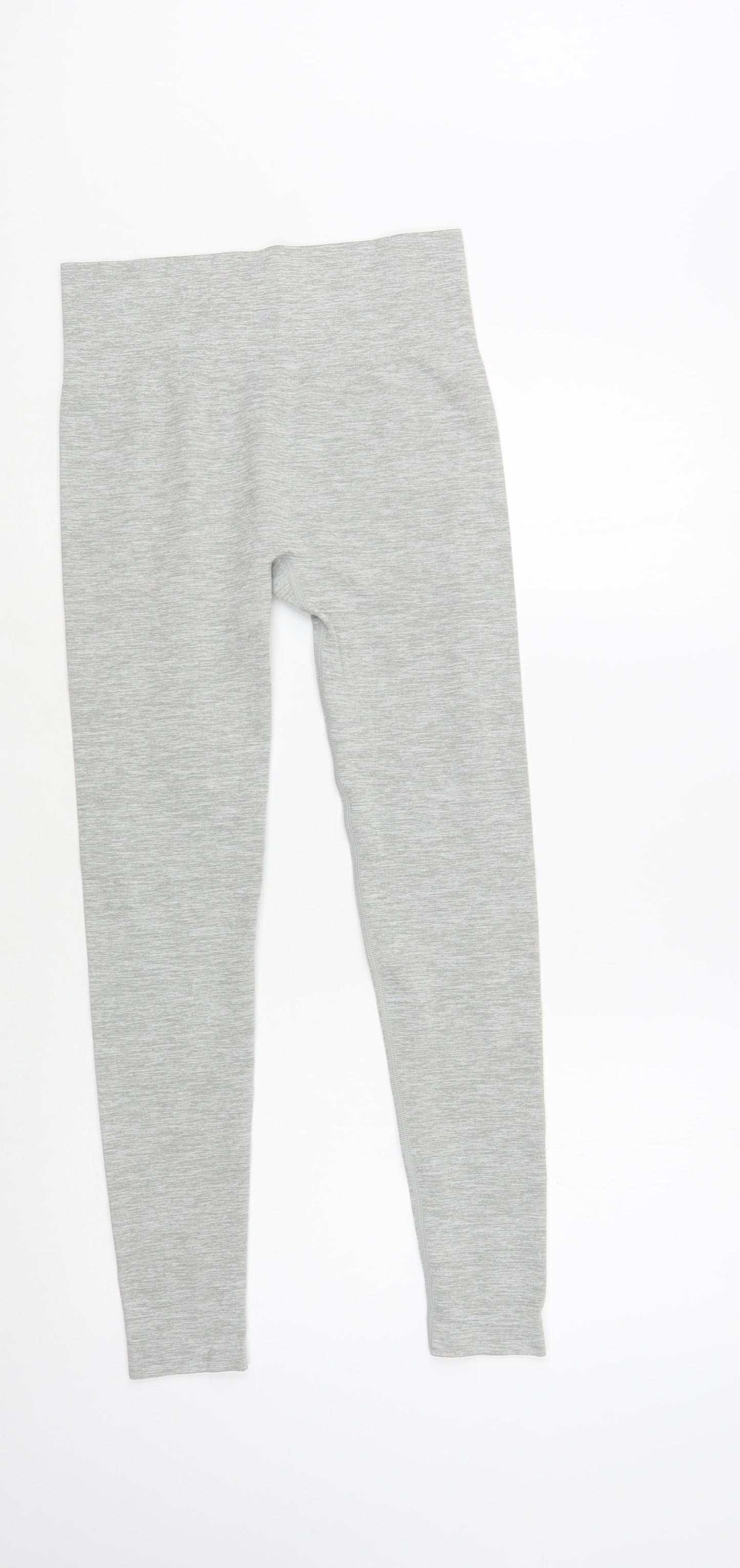 Primark Womens Grey Nylon Compression Leggings Size S L27 in Regular Pullover