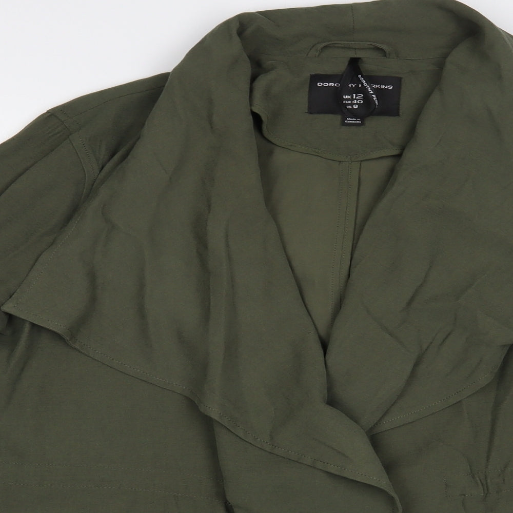 Dorothy Perkins Womens Green Jacket Size 12