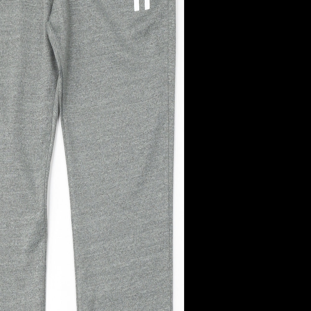 11 degrees Mens Grey Polyester Jogger Trousers Size L L30 in Regular