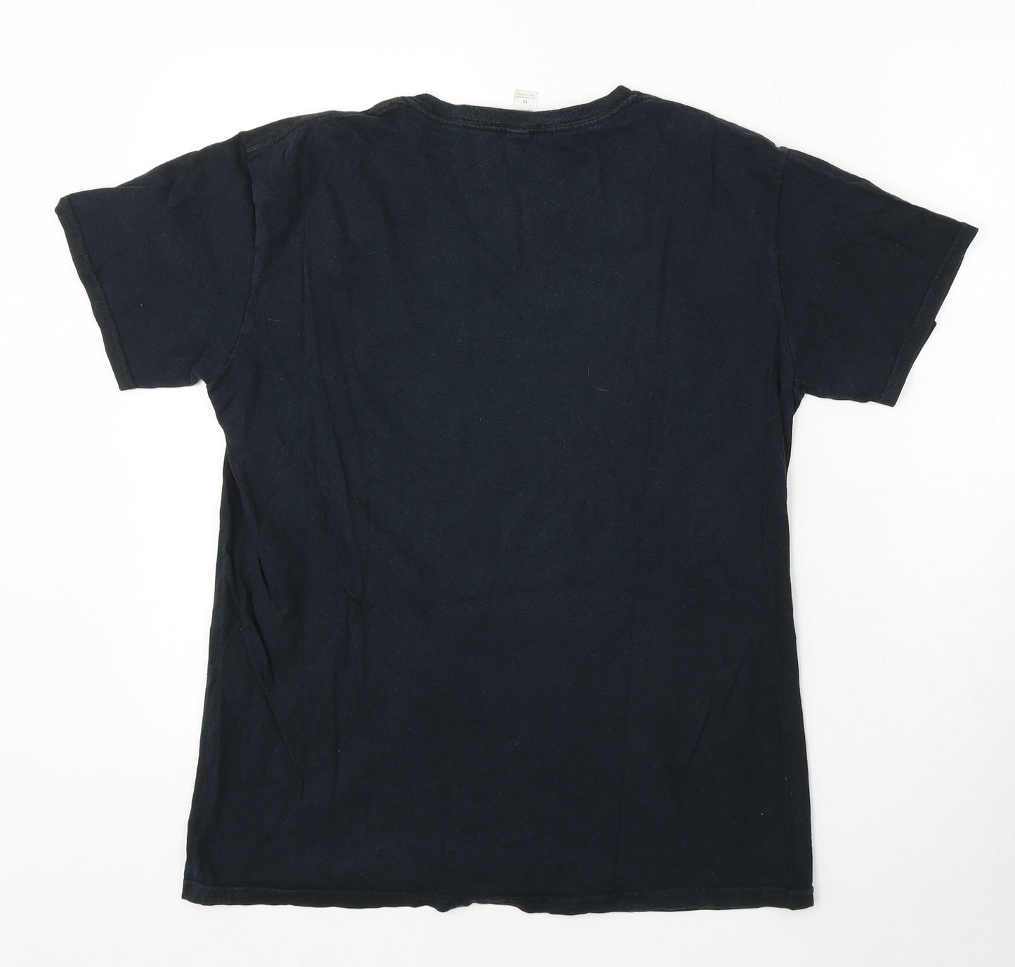 Led Zepelin Mens Black Cotton T-Shirt Size M Round Neck - Led Zepelin Live