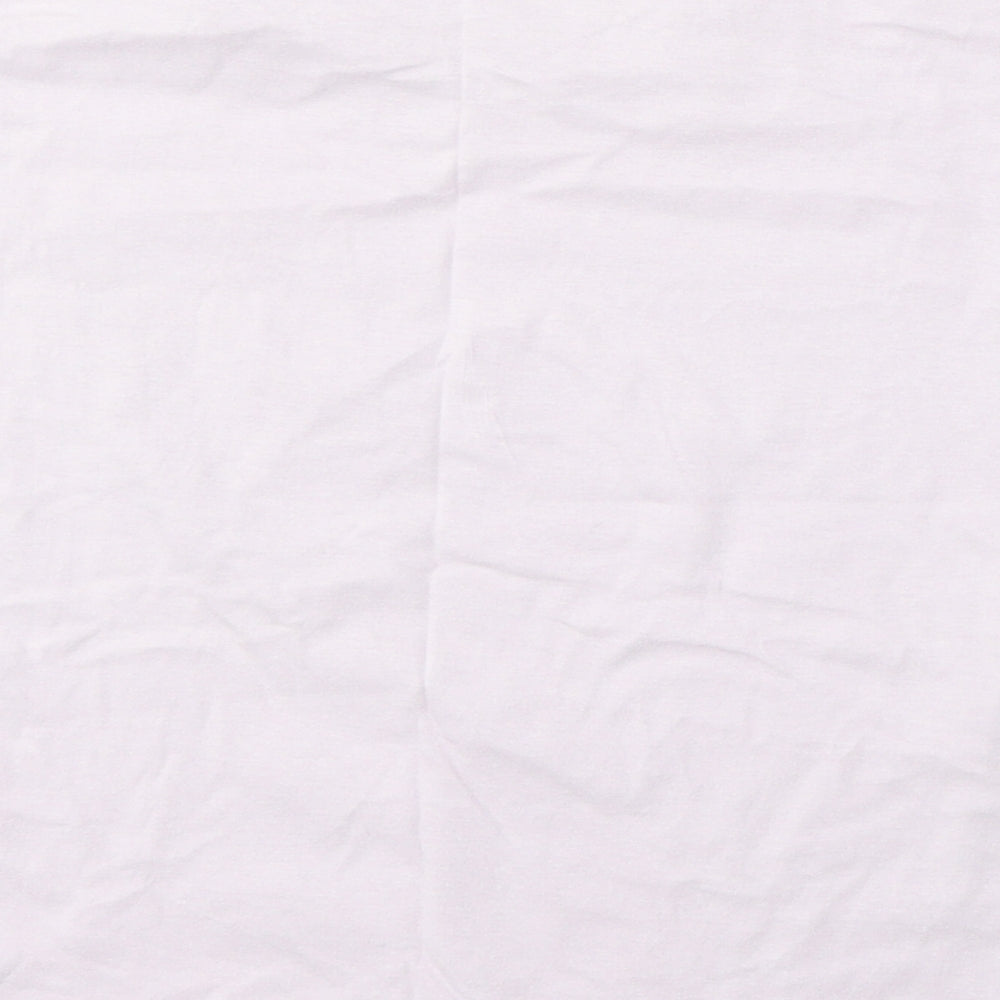 Miss Evie Girls Pink Cotton Basic T-Shirt Size 11-12 Years Round Neck