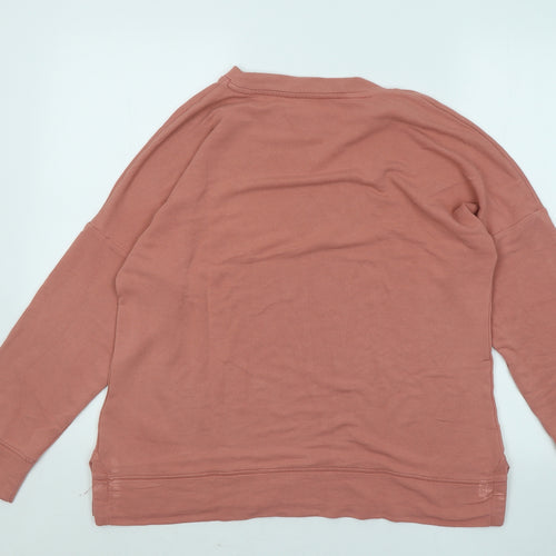 Marks and Spencer Womens Pink Viscose Pullover Sweatshirt Size 12 - Feline