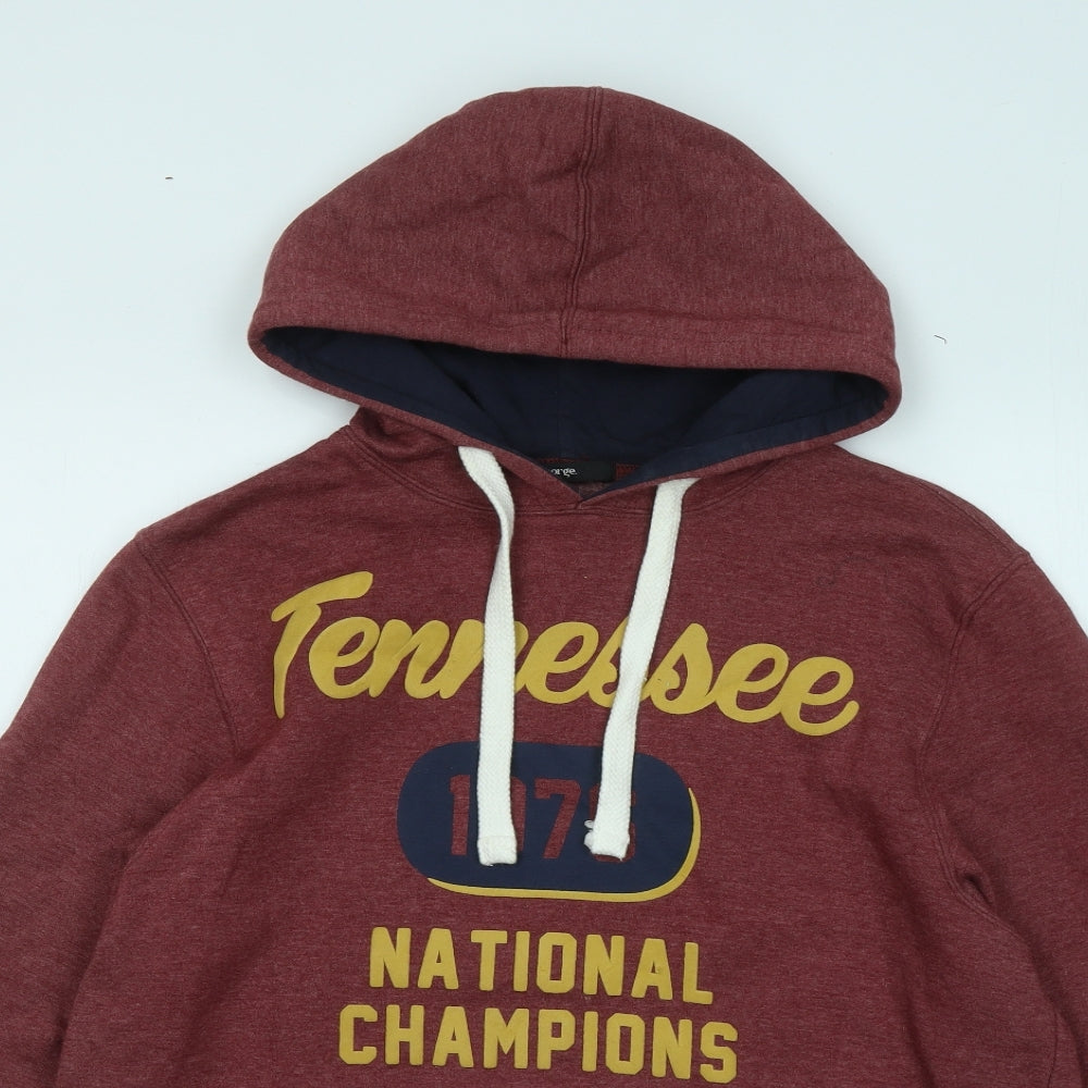 George Mens Red Cotton Pullover Hoodie Size M - Tennessee National Champions