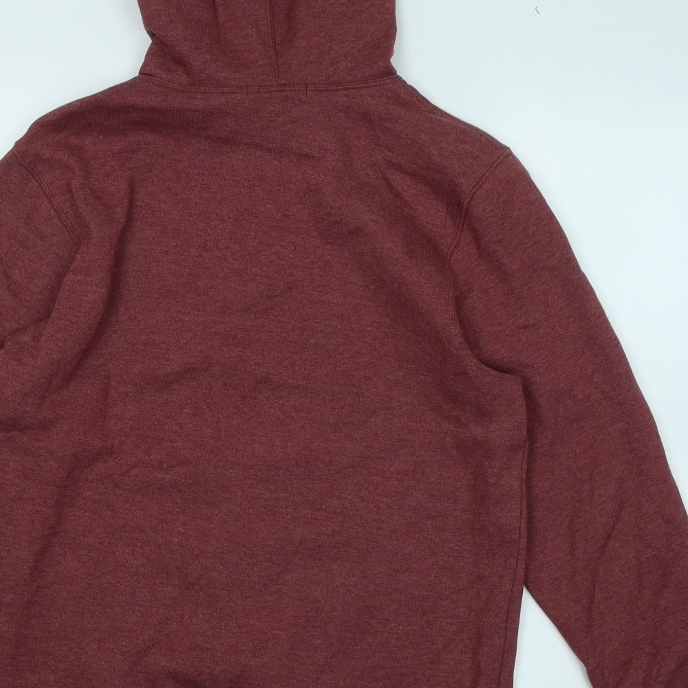 George Mens Red Cotton Pullover Hoodie Size M - Tennessee National Champions