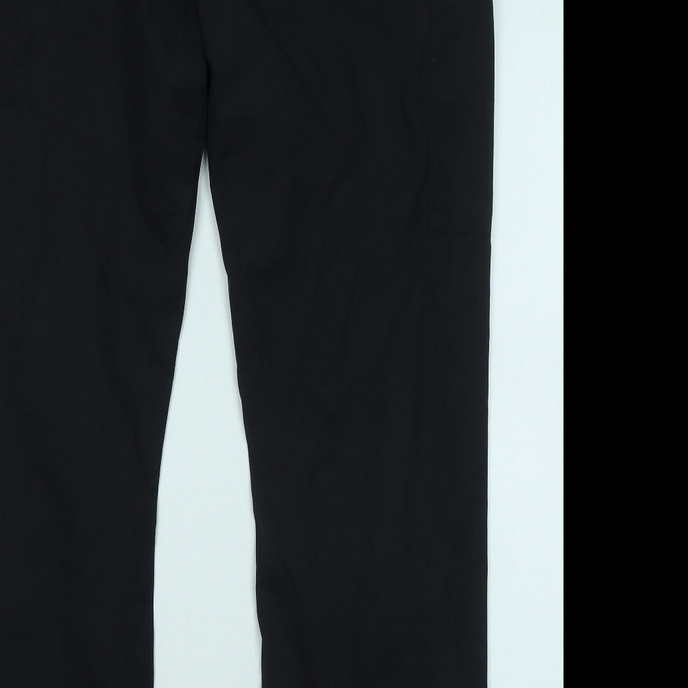 Trespass Mens Black Polyester Trousers Size 2XL L29 in Regular Zip
