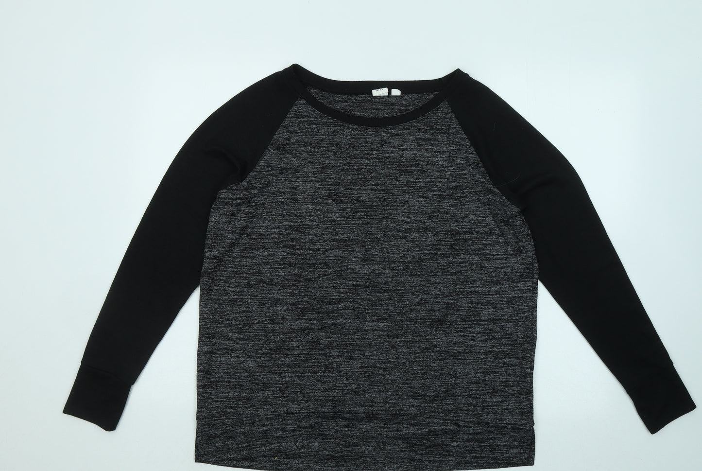 Gap Mens Grey Round Neck Polyester Pullover Jumper Size M