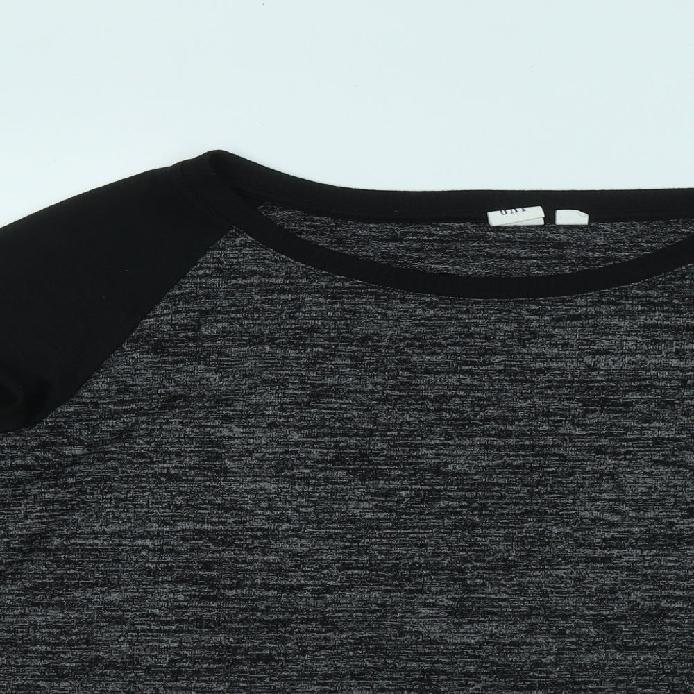 Gap Mens Grey Round Neck Polyester Pullover Jumper Size M