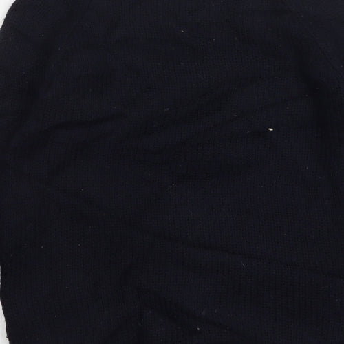 NEXT Womens Blue Round Neck Geometric Acrylic Pullover Jumper Size 8