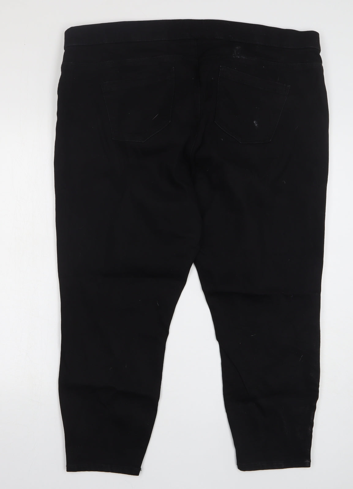 George Womens Black Cotton Jegging Jeans Size 24 L26 in Regular