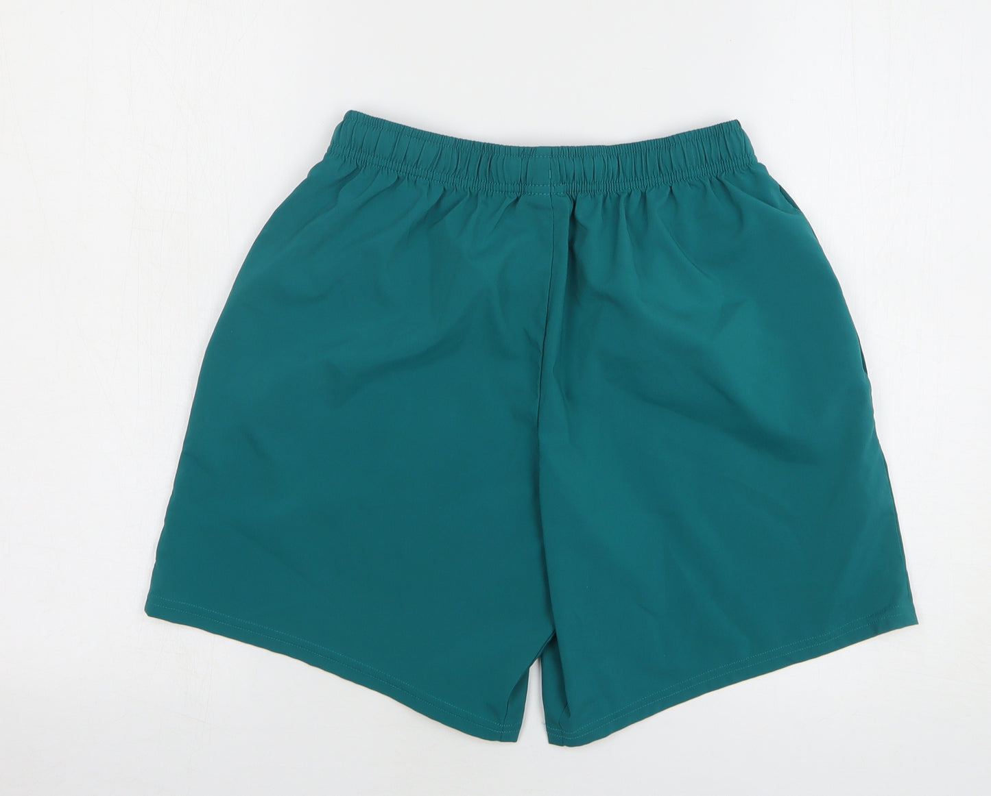 Gymshark Mens Green Polyester Athletic Shorts Size S L8 in Regular Drawstring