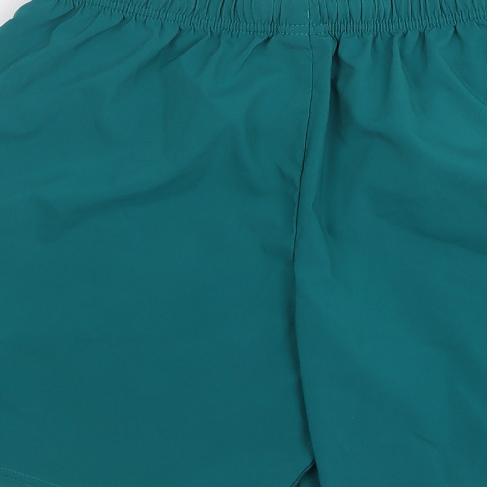 Gymshark Mens Green Polyester Athletic Shorts Size S L8 in Regular Drawstring