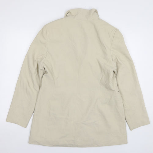 Kappahl Womens Beige Polyester Jacket Blazer Size 14