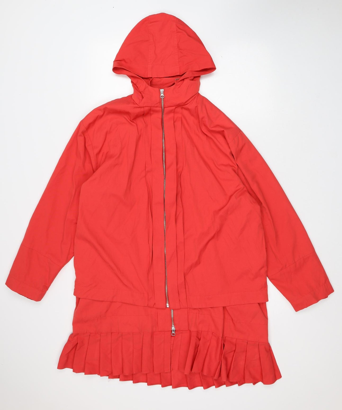 Caitlin price Womens Red Jacket Coat Size M Zip