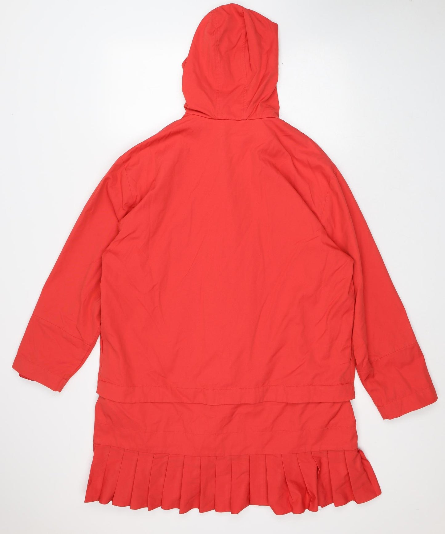 Caitlin price Womens Red Jacket Coat Size M Zip