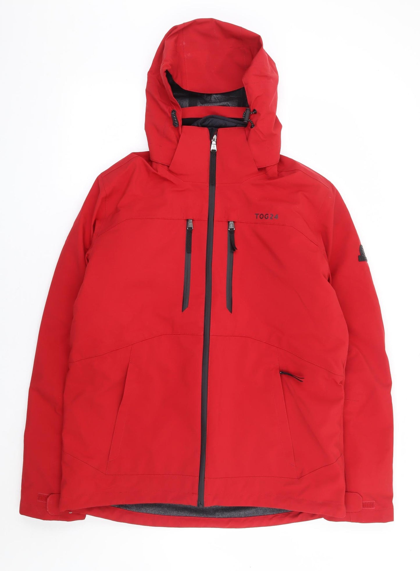 TOG24 Mens Red Rain Coat Coat Size M Zip - 3 in 1 Jacket