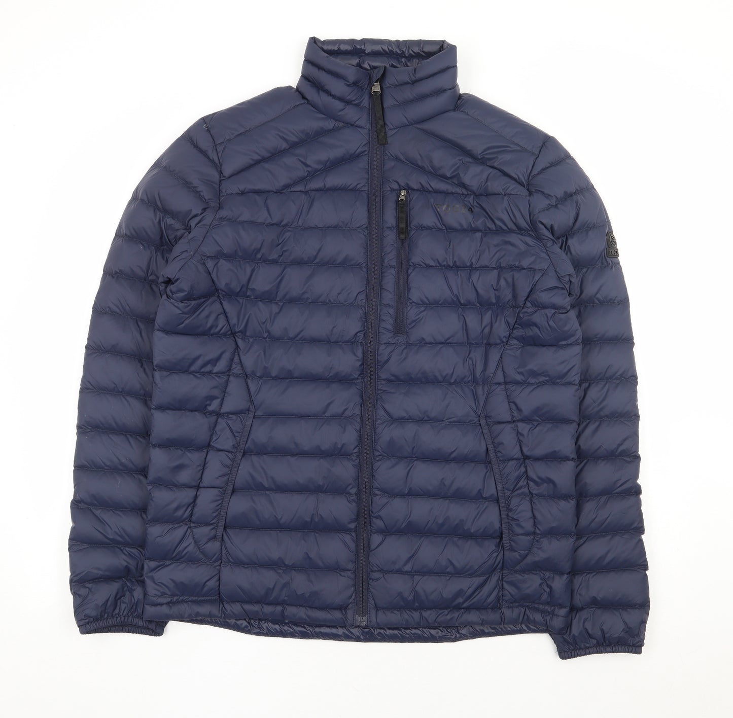 TOG24 Mens Blue Puffer Jacket Coat Size M Zip