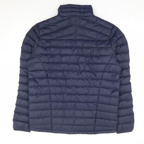 TOG24 Mens Blue Puffer Jacket Coat Size M Zip