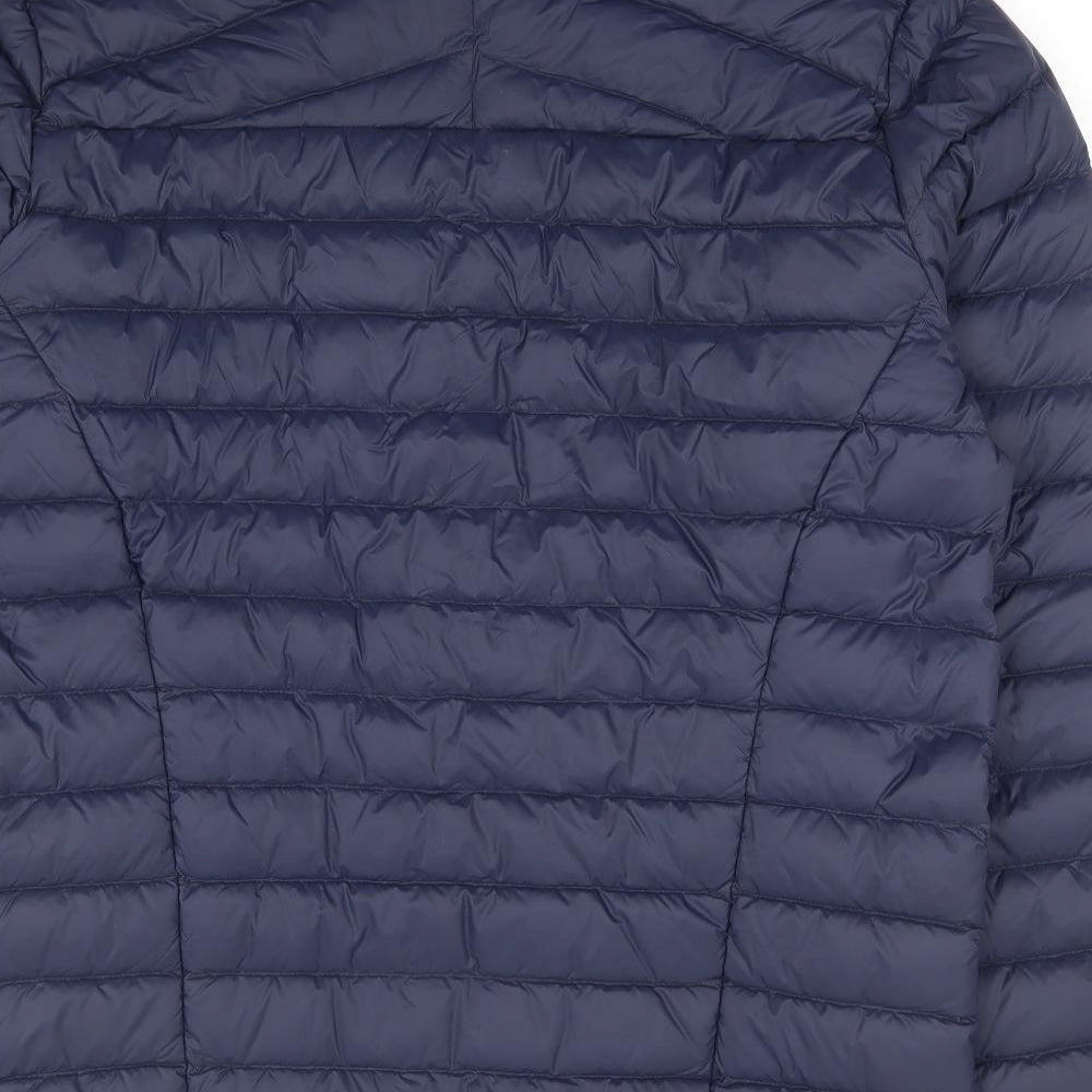 TOG24 Mens Blue Puffer Jacket Coat Size M Zip