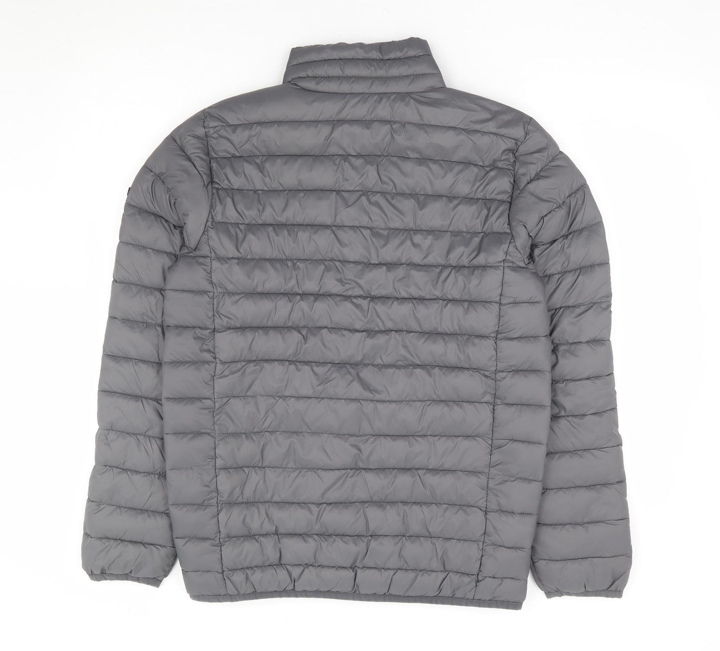 TOG24 Mens Grey Puffer Jacket Jacket Size S Zip