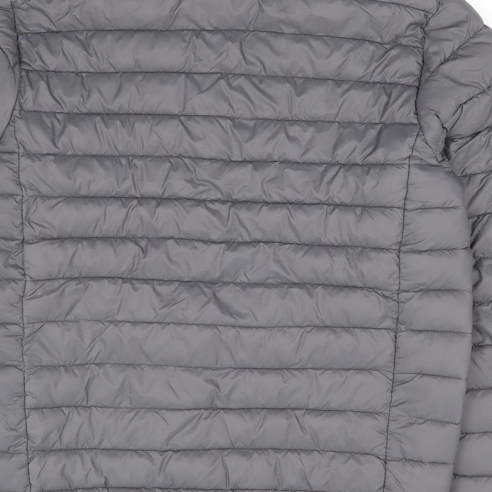 TOG24 Mens Grey Puffer Jacket Jacket Size S Zip