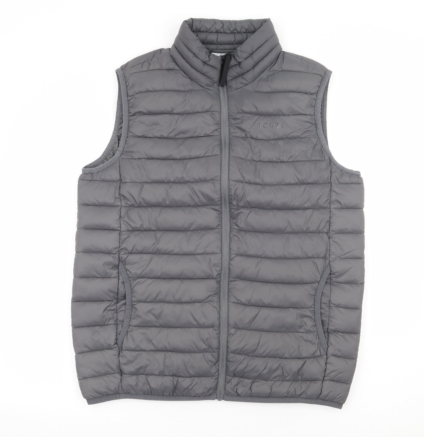TOG24 Mens Grey Gilet Jacket Size M Zip