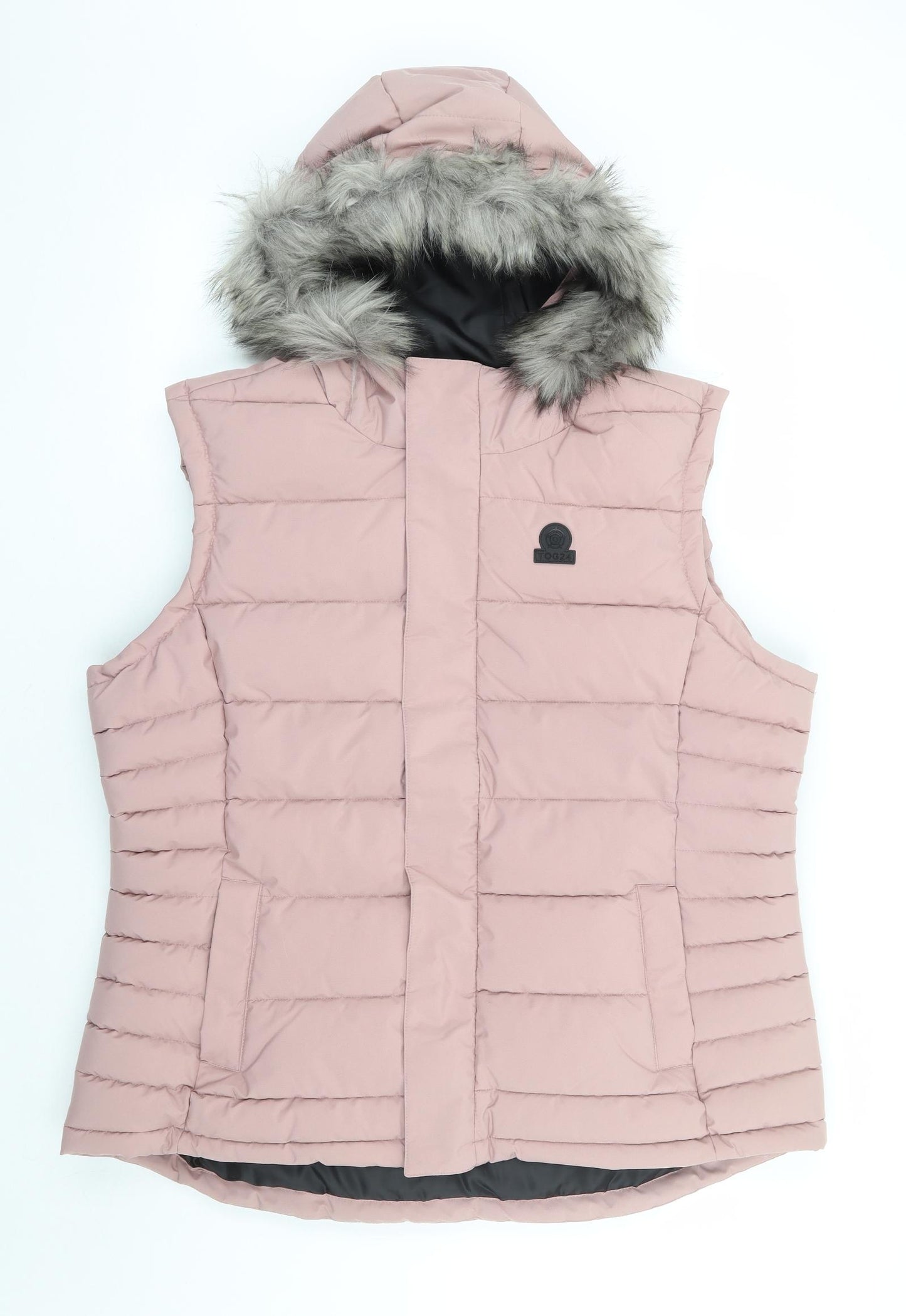 TOG24 Womens Pink Gilet Jacket Size 18 Zip
